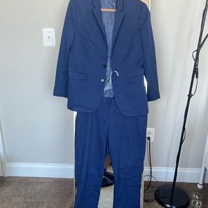 Express Suit Pants Navy Blue